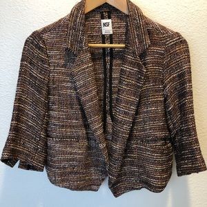 NSF tweed cropped blazer